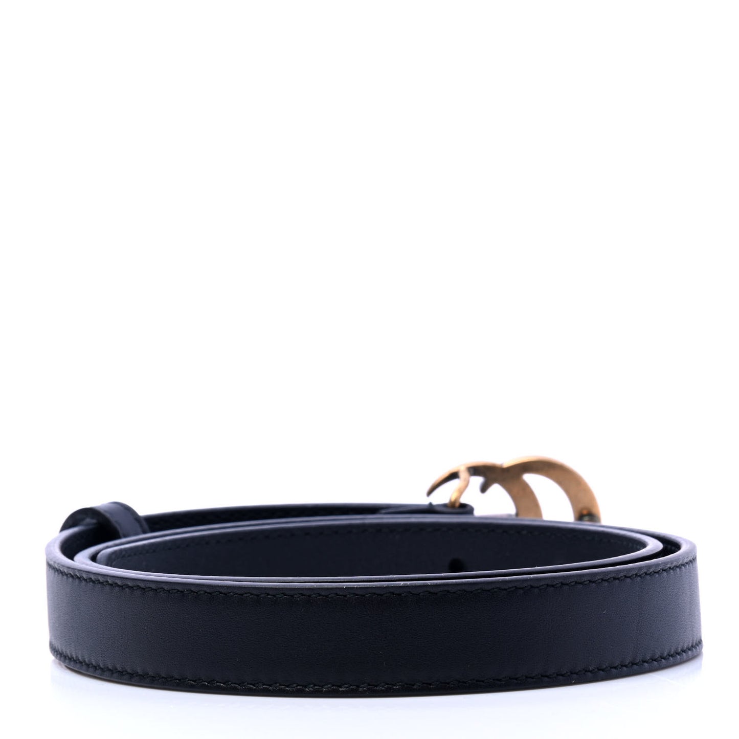 Calfskin Double G 20mm Belt 70 28 Black