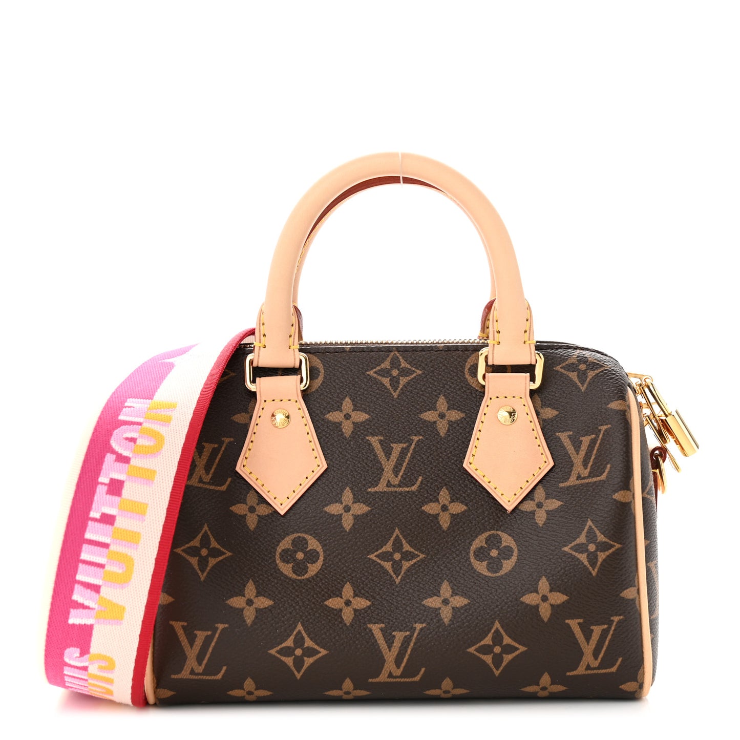 Monogram Speedy Bandouliere 20 Fuchsia