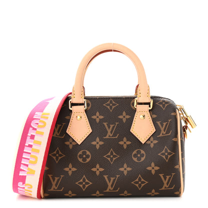 Louis Vuitton Monogram Speedy Bandouliere 20 Fuchsia 1 of 10