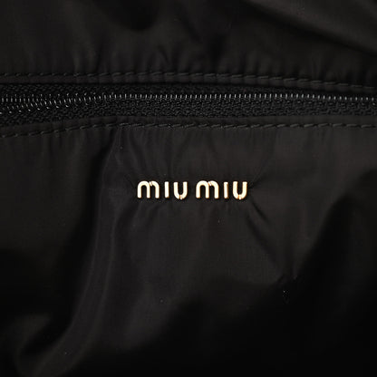Miu Miu Soft Calf Softy Shoulder Bag Black 6 of 11