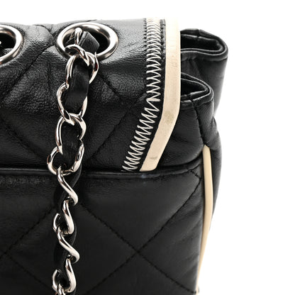 Chanel Lambskin East West Mademoiselle Flap Black 13 of 13
