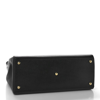 Fendi Vitello Elite Regular 2Jours Tote Black 4 of 8