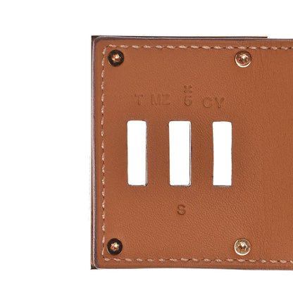 Hermes Barenia Kelly Extreme Dog Bracelet S Fauve 6 of 7