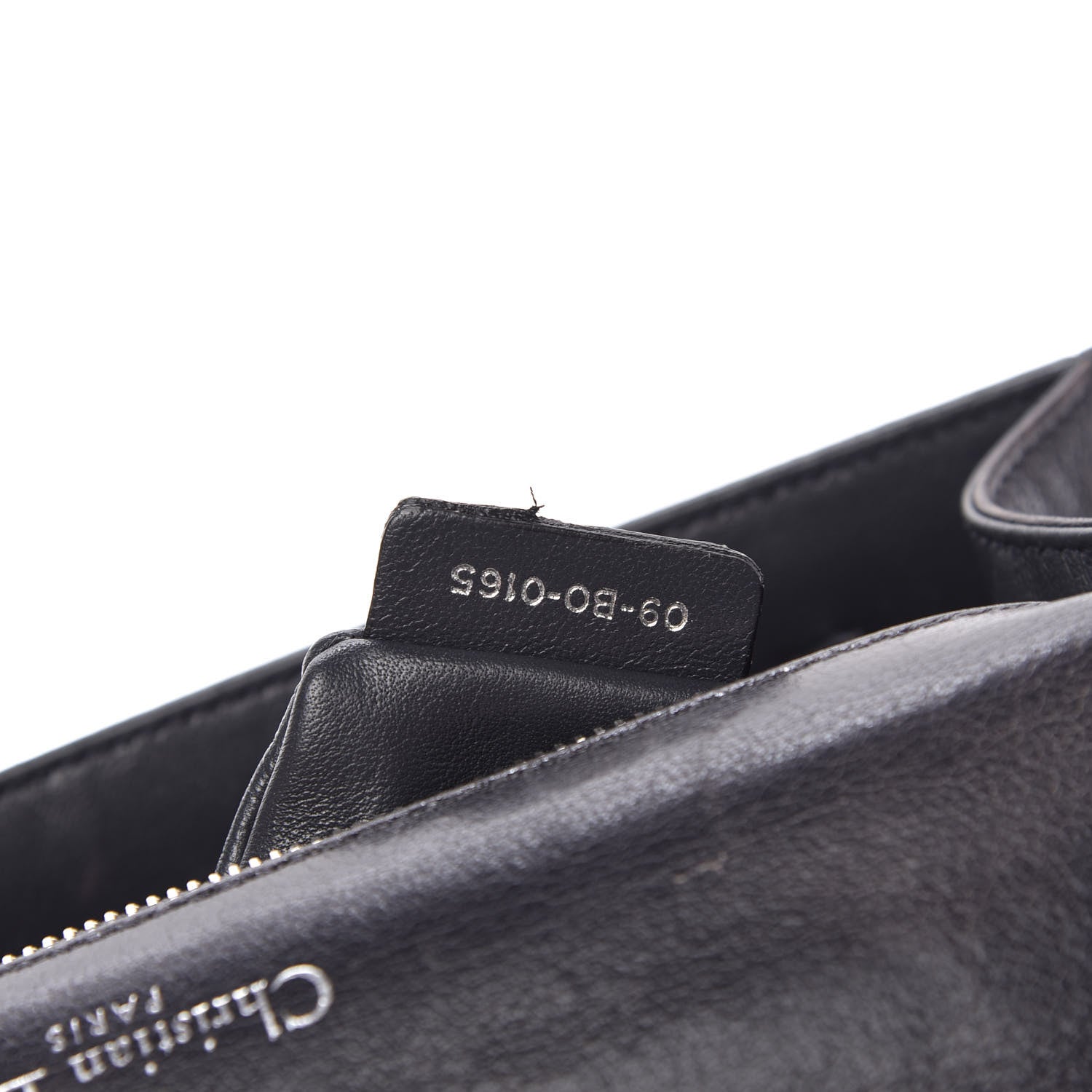 Christian Dior Grained Calfskin Medium Diorama Flap Bag Black 10 of 10