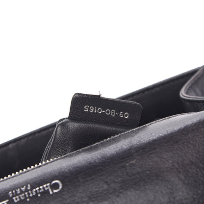 Christian Dior Grained Calfskin Medium Diorama Flap Bag Black 10 of 10