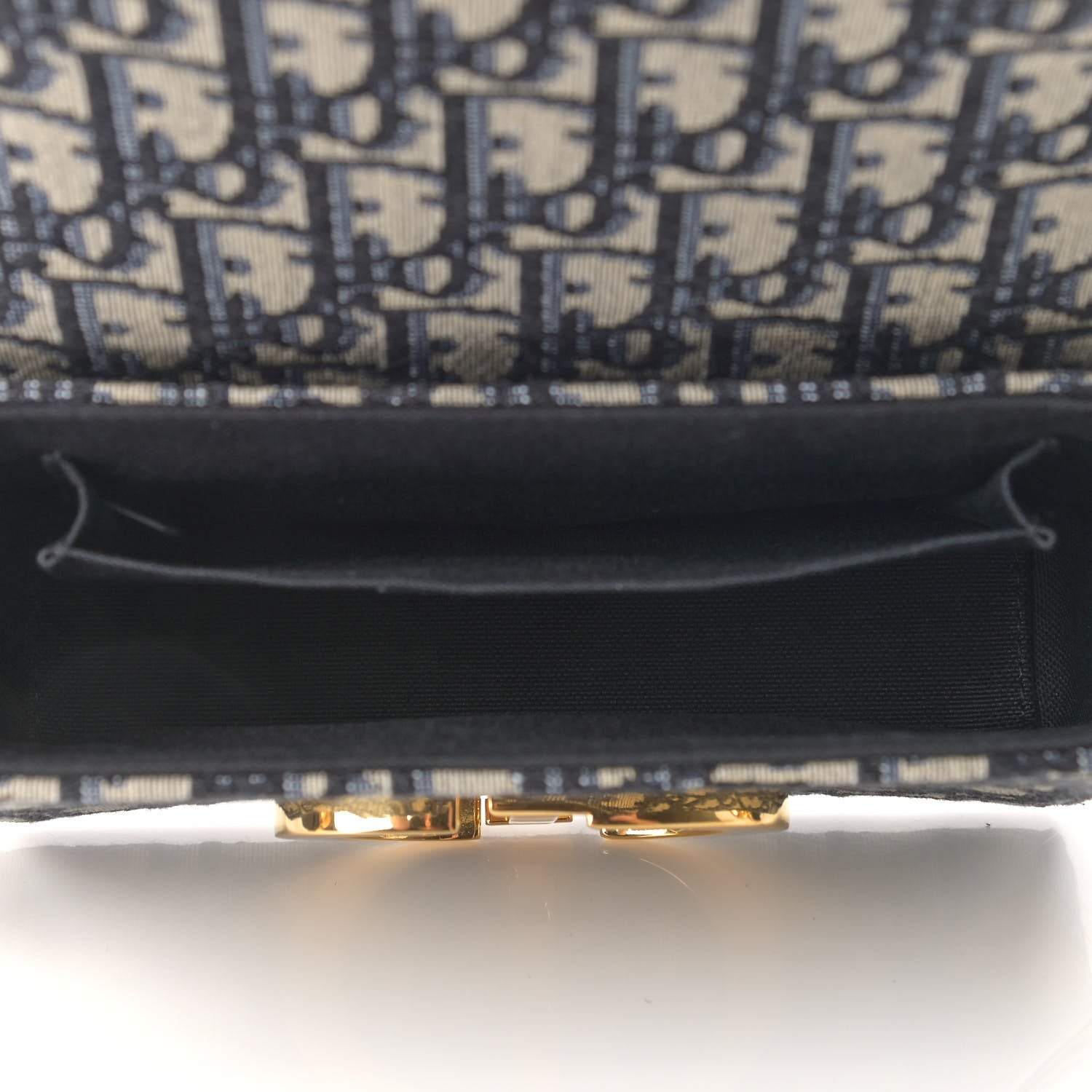Christian Dior Oblique 30 Montaigne Box Bag Blue 7 of 9
