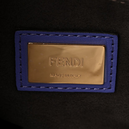 Fendi Vitello Seta Medium Peekaboo Iconic Satchel Viola Cassis 7 of 13