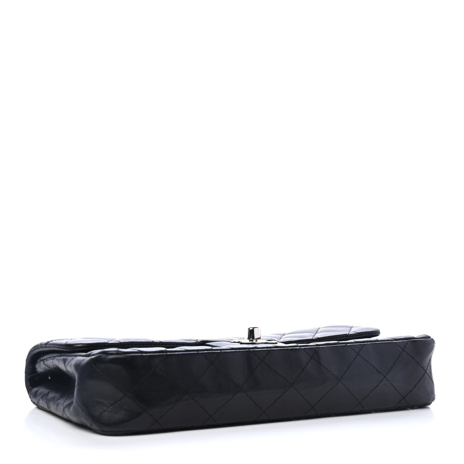 Chanel Lambskin Quilted East West Flap Black 3 of 4