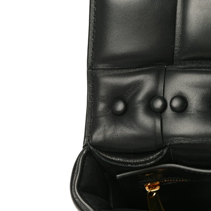 Bottega Veneta Lambskin Maxi Intreccio Padded Chain Cassette Crossbody Bag Black 16 of 16