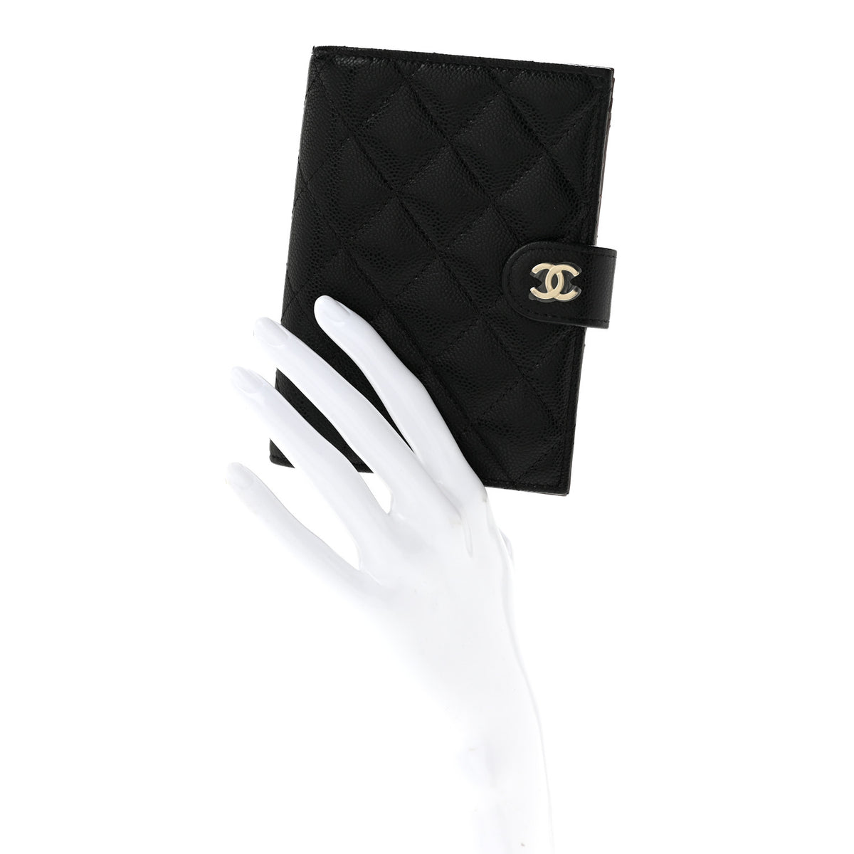 Chanel Caviar Quilted Passport Holder Black 2 of 8