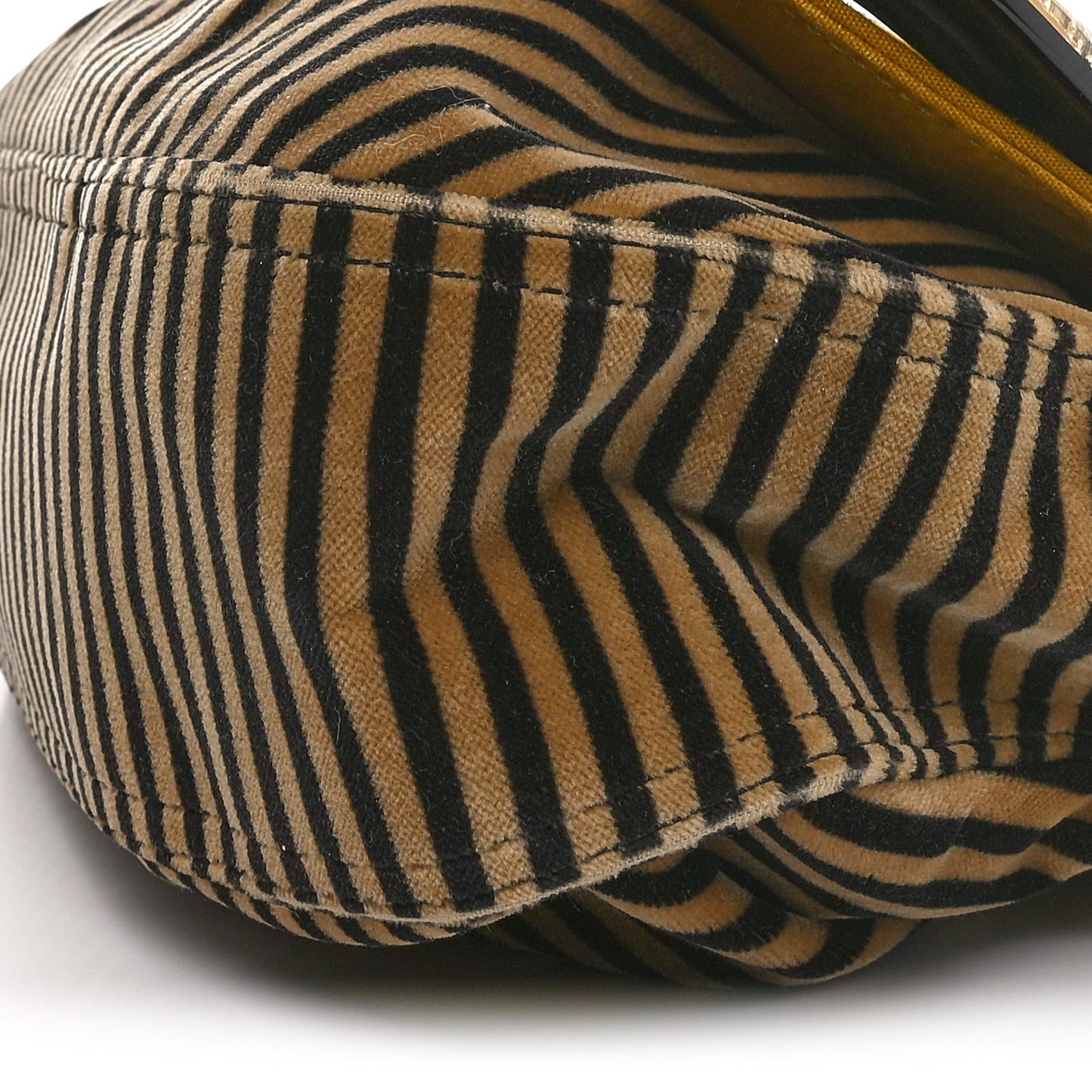 Velvet Calf Hair Pequin B Bag Tan Black