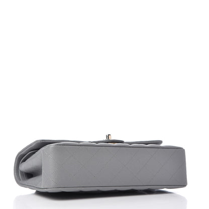 Chanel Caviar Quilted Medium Double Flap Grey 4 of 12
