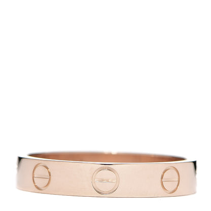 Cartier 18K Pink Gold 3.5mm LOVE Wedding Band Ring 54 6.75 3 of 5