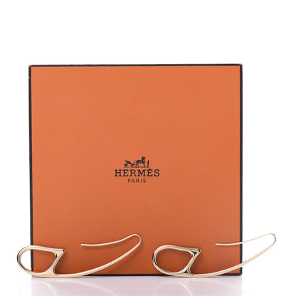Hermes 18K Rose Gold Chaine D'Ancre Punk Earrings 5 of 5