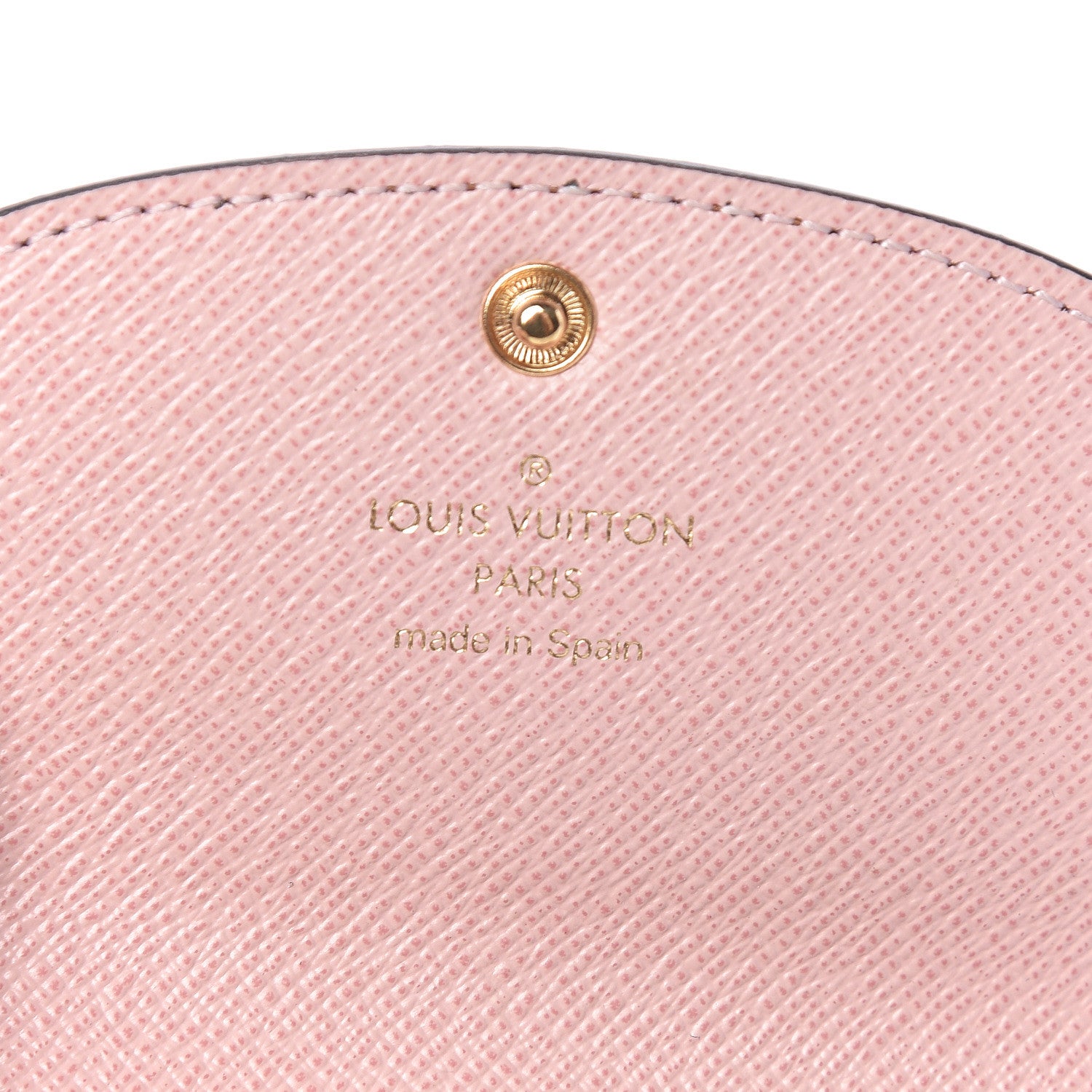 Louis Vuitton Damier Ebene Rosalie Coin Purse Rose Ballerine 6 of 8