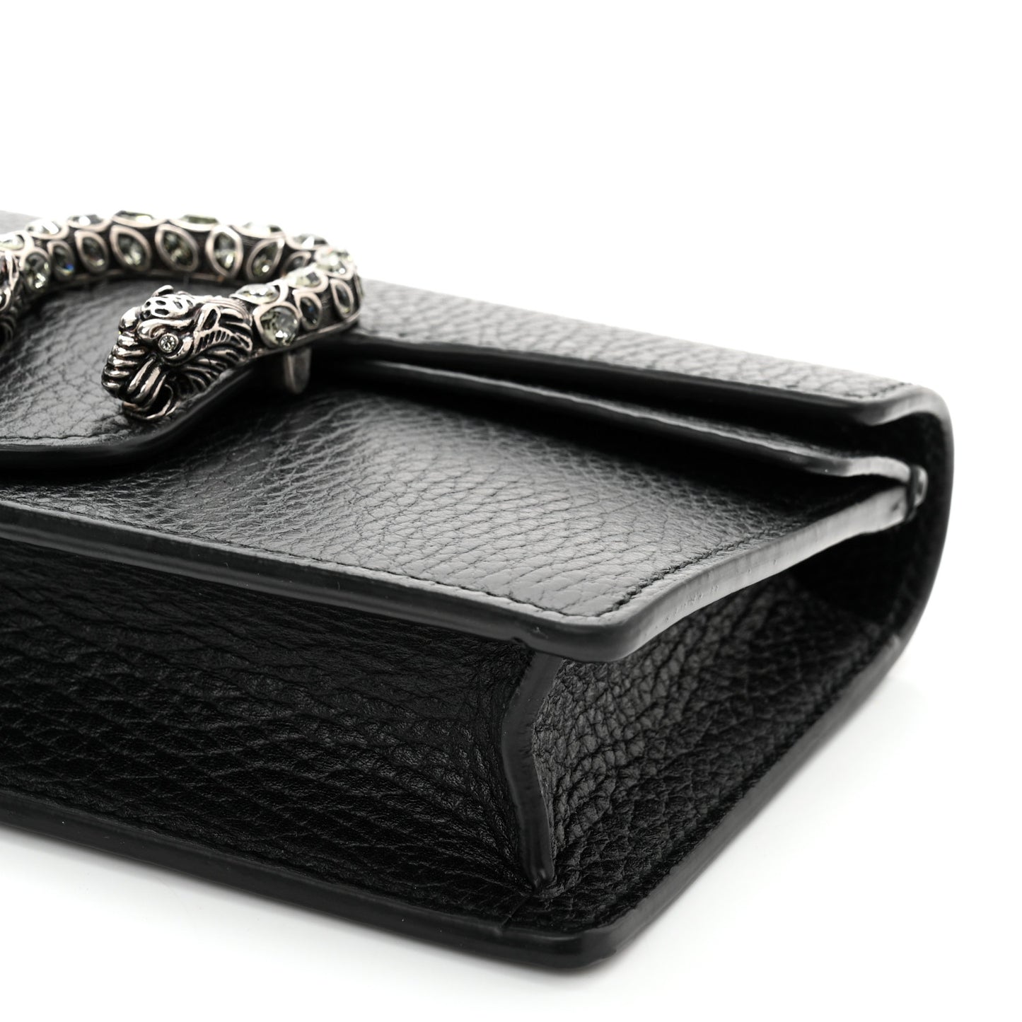 Calfskin Super Mini Dionysus Shoulder Bag Black