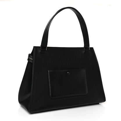 Celine Supple Calfskin Large Bi-Color Edge Shoulder Bag Beige 3 of 9