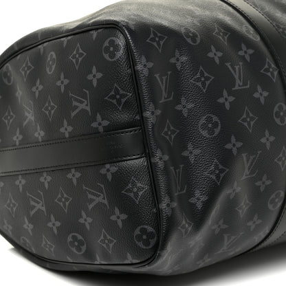 Louis Vuitton Monogram Eclipse Keepall Bandouliere 45 8 of 13