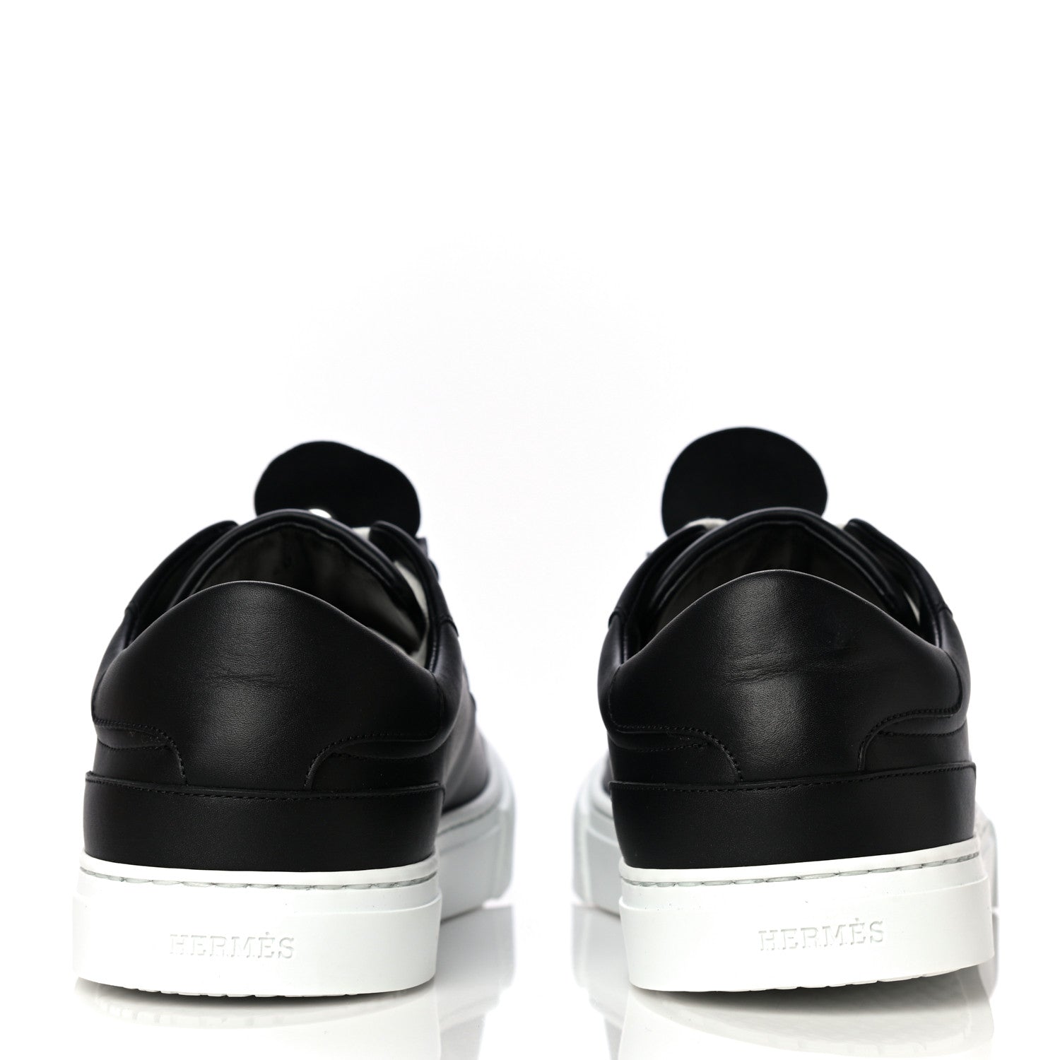 Hermes Calfskin Day Sneakers 40 Black 6 of 14