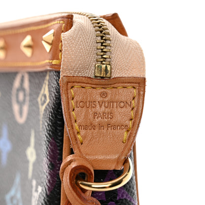 Louis Vuitton Monogram Multicolor Pochette Accessories Black 6 of 16