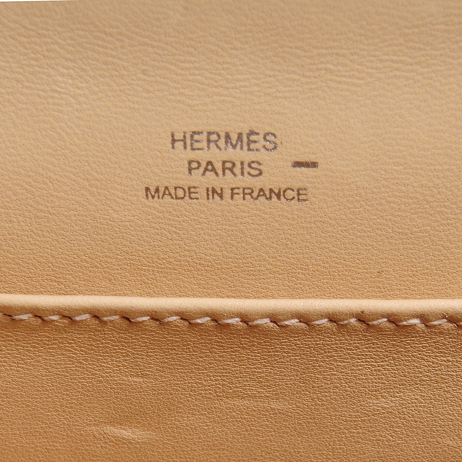Hermes Lizard Kelly Pochette Clutch Beige 9 of 15