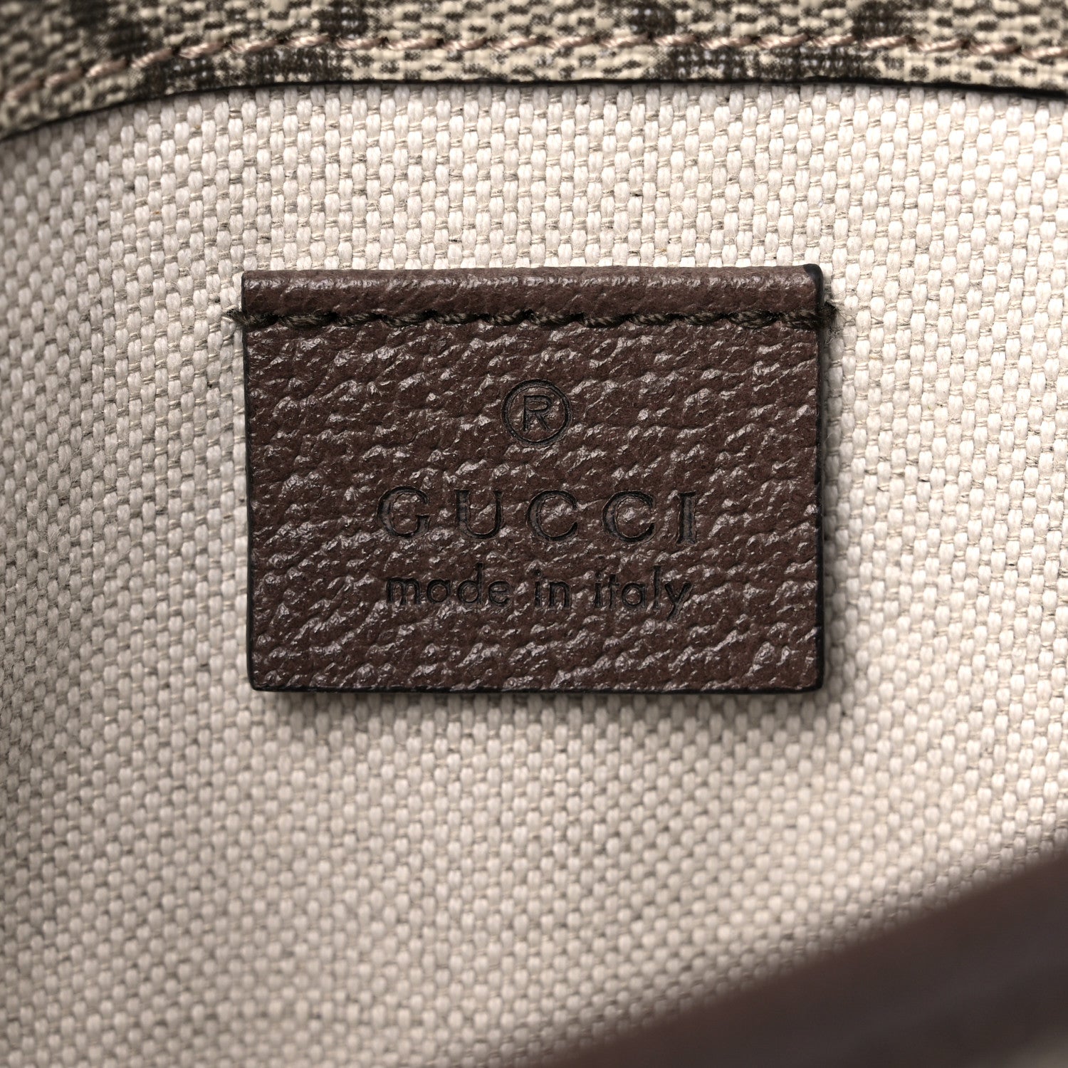 Gucci GG Supreme Monogram Neo Vintage Web Belt Bag Brown 6 of 12