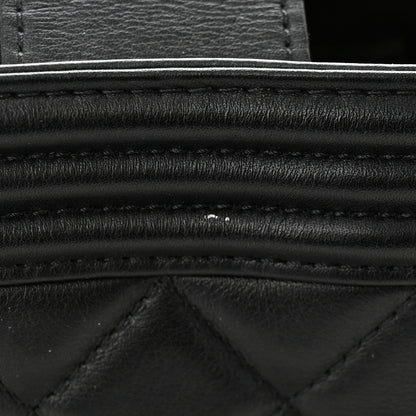 Chanel Calfskin Quilted Boy Bucket Bag Black 13 of 13