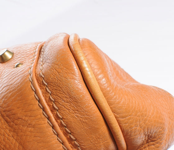 Chloe Leather Paddington Satchel Camel 7 of 8