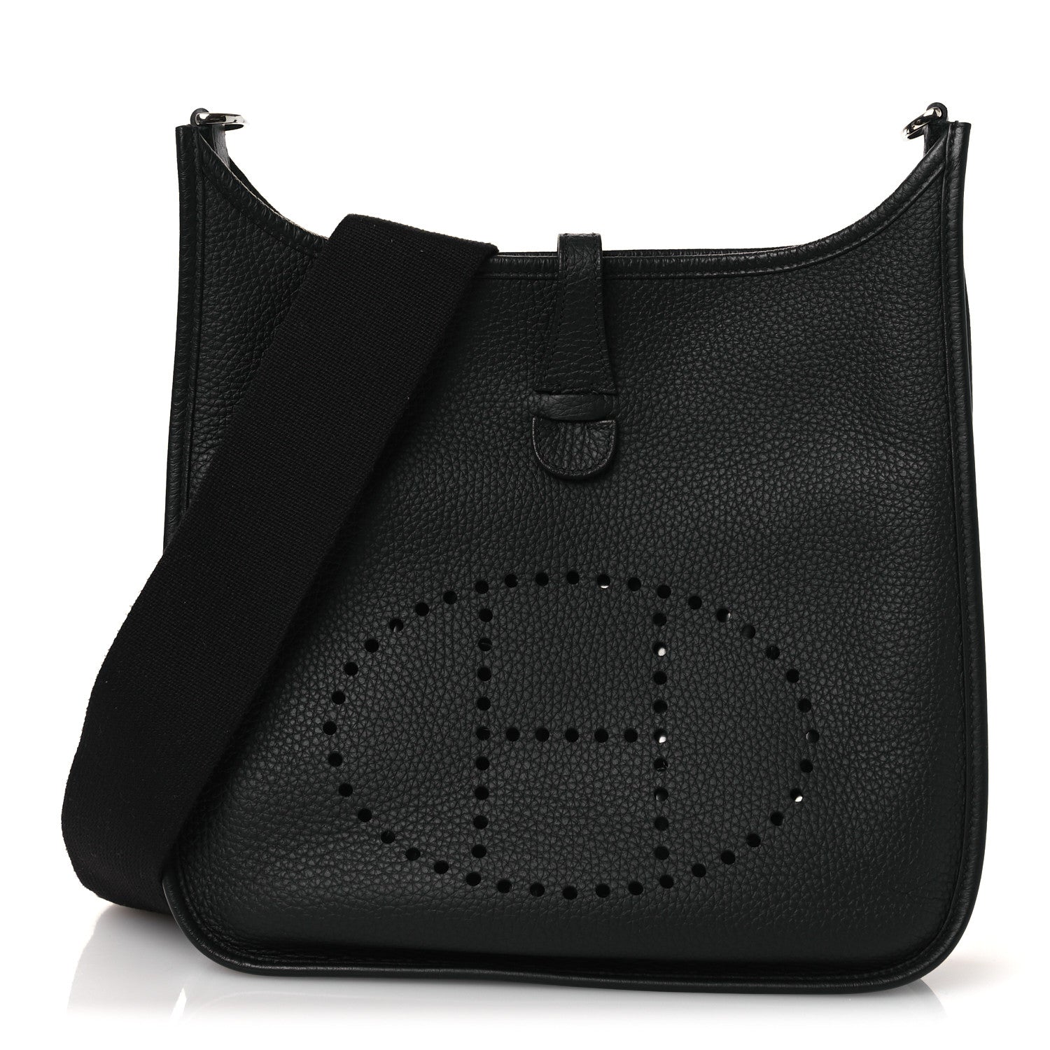 Hermes Taurillon Clemence Evelyne III PM Black 1 of 11