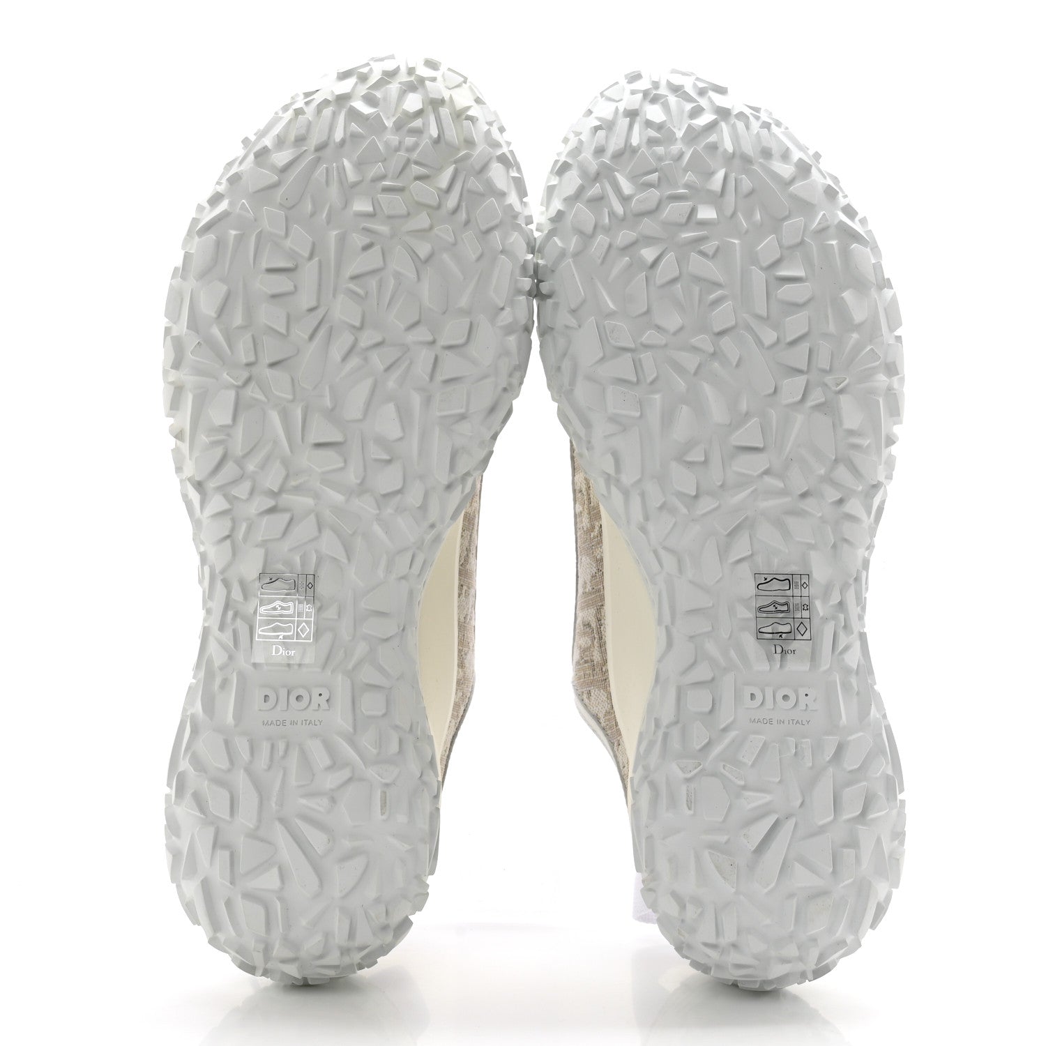 Christian Dior Jacquard Rubber Oblique Mens B28 Low Top Sneakers 42 White 5 of 10