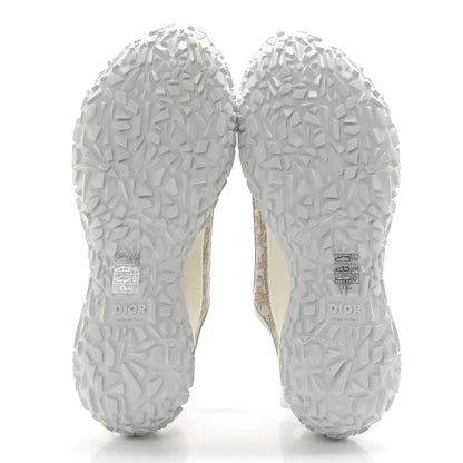 Christian Dior Jacquard Rubber Oblique Mens B28 Low Top Sneakers 42 White 5 of 10