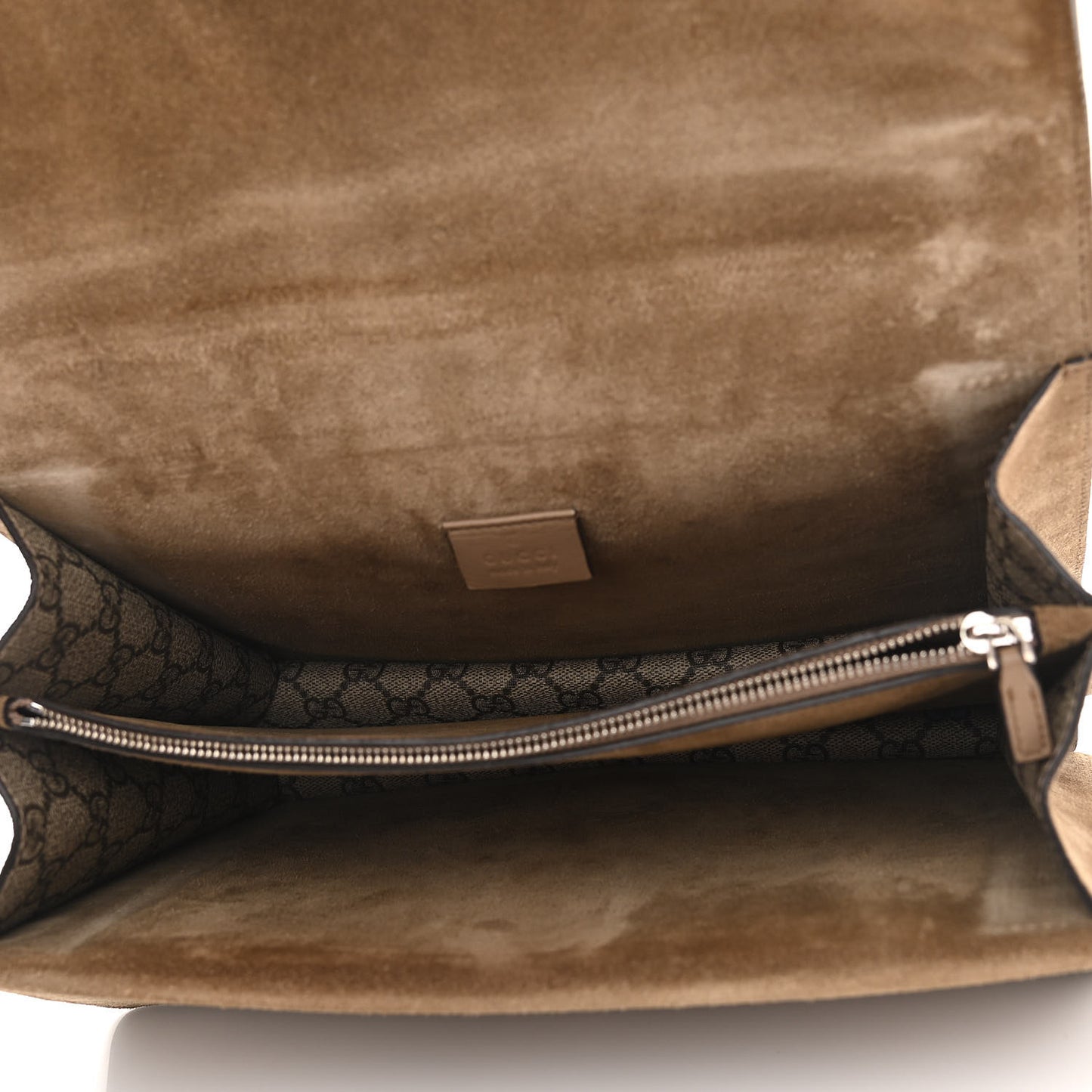 GG Supreme Monogram Medium Dionysus Shoulder Bag Taupe