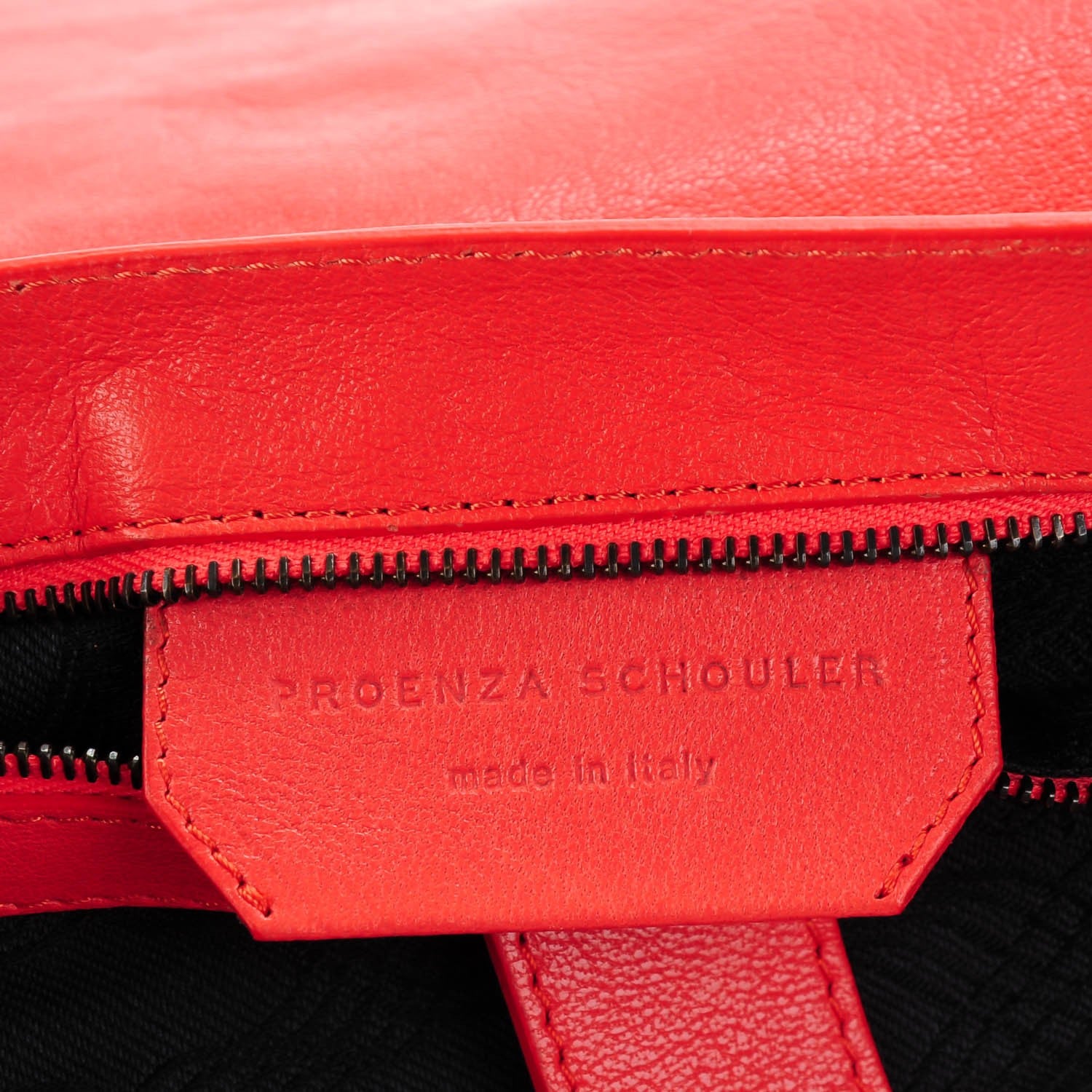 Proenza Schouler Lambskin Large PS1 Satchel Deep Coral 7 of 11