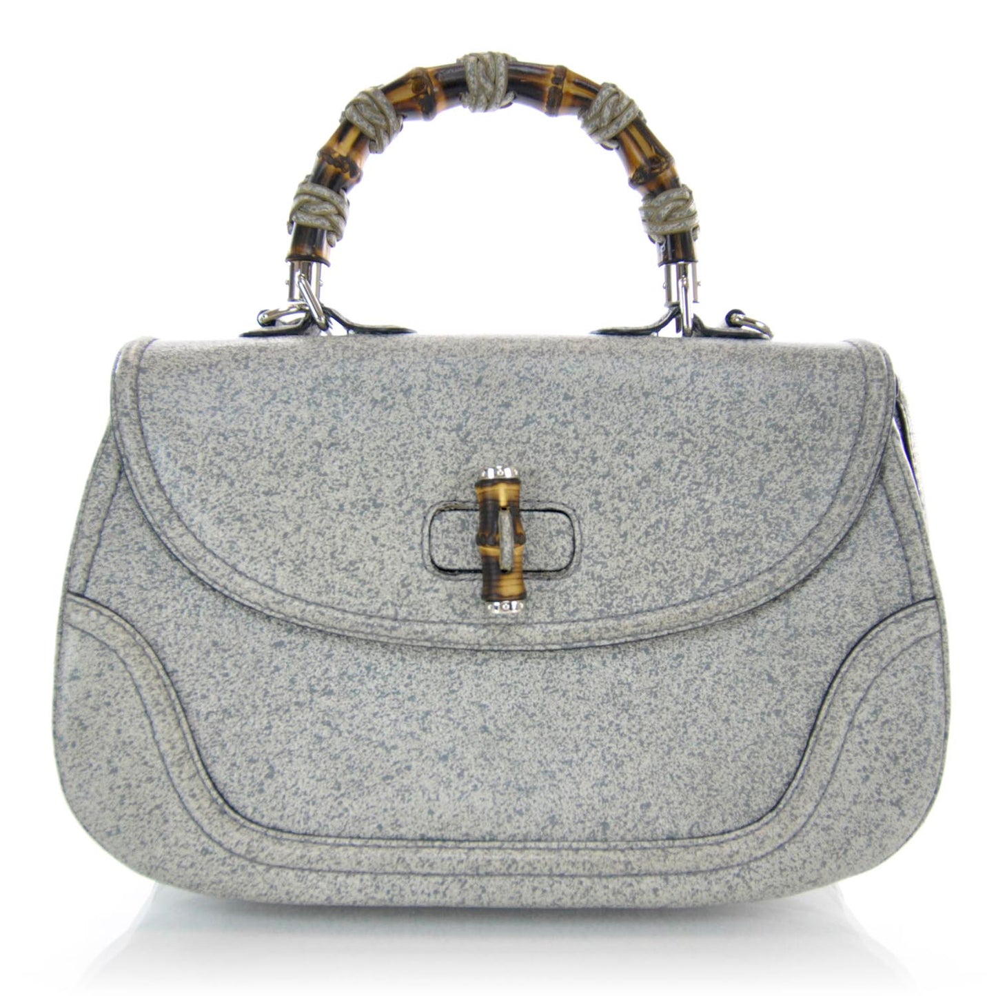 Leather New Bamboo Top Handle Bag