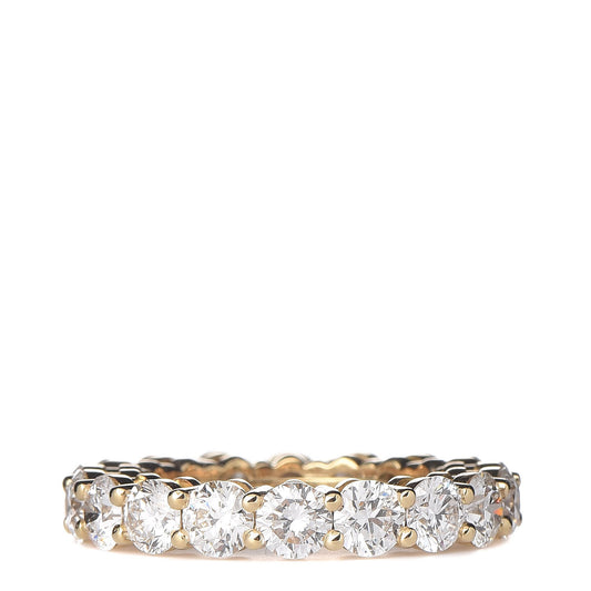 18K Yellow Gold Diamond Eternity Embrace Band Ring 4