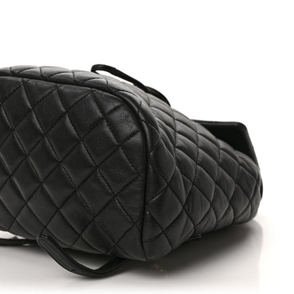 Chanel Lambskin Quilted Small Urban Spirit Backpack Black 8 of 8