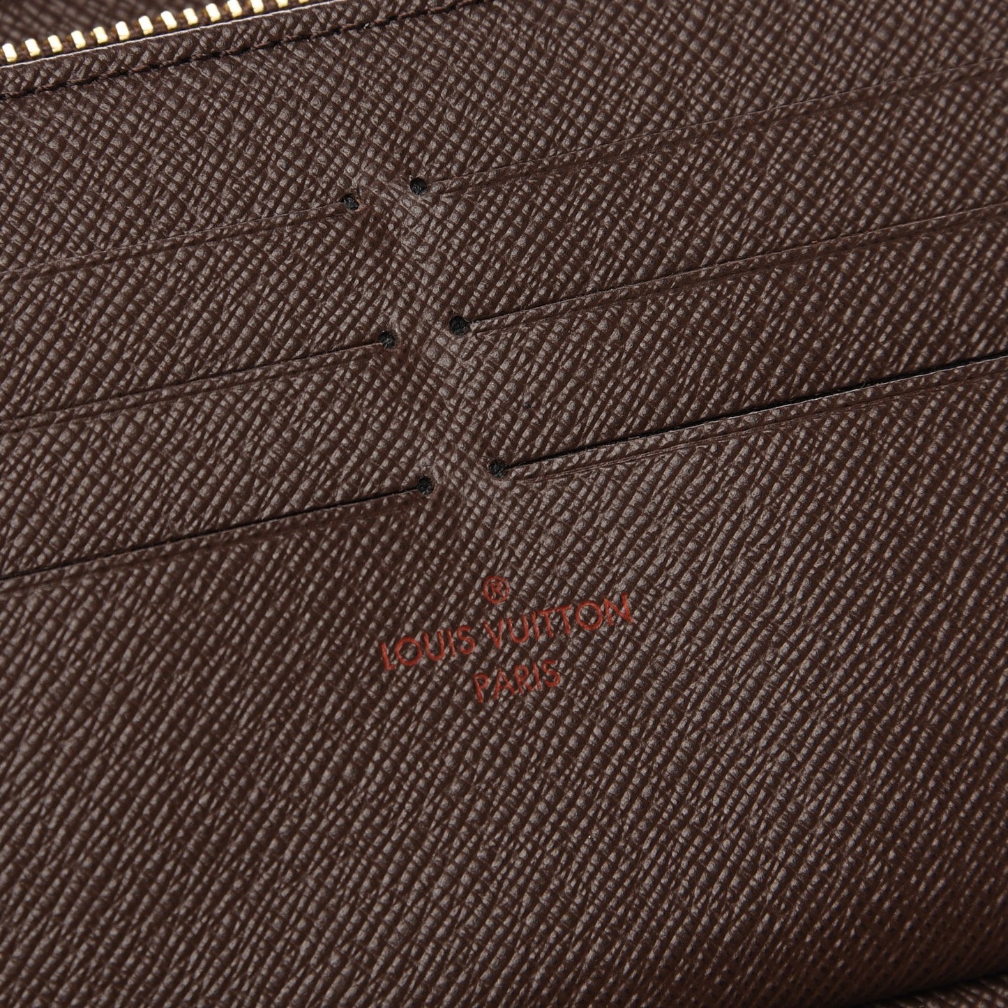 Damier Ebene Zippy Organizer Wallet