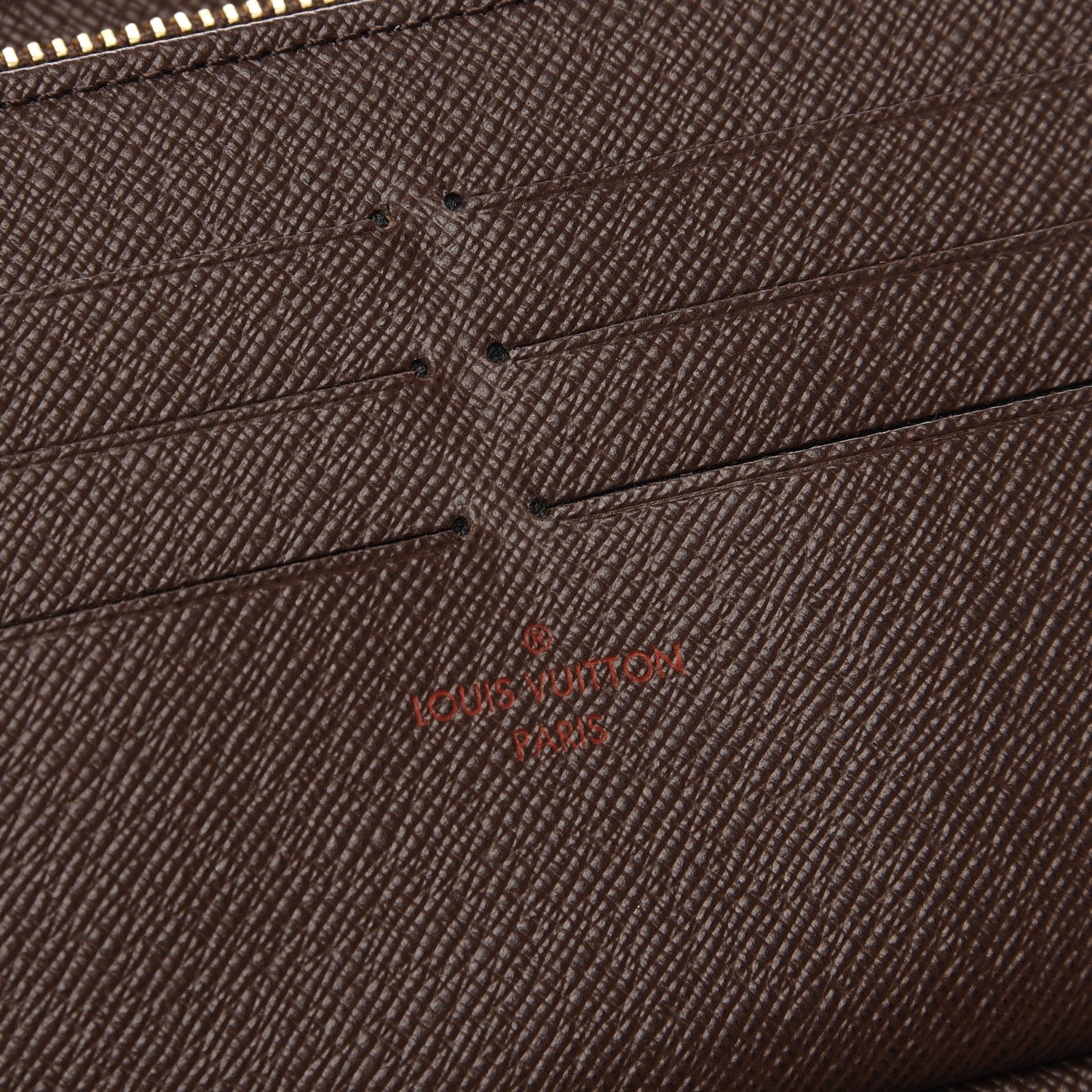 Louis Vuitton Damier Ebene Zippy Organizer Wallet 6 of 8