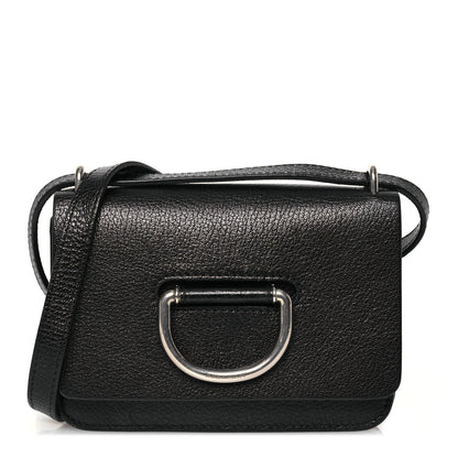 Burberry Goatskin Mini D-Ring Bag Black 1 of 11