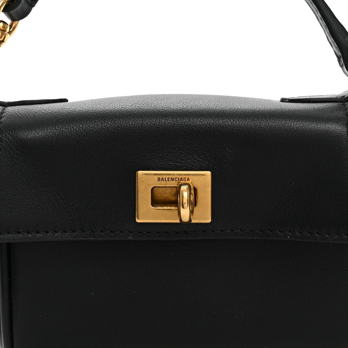 Smooth Calfskin Rodeo Micro Bag Charm Black