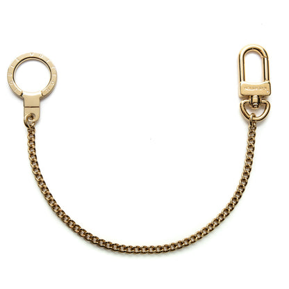 Louis Vuitton Metal Pochette Extender Key Ring Chain Gold 1 of 4