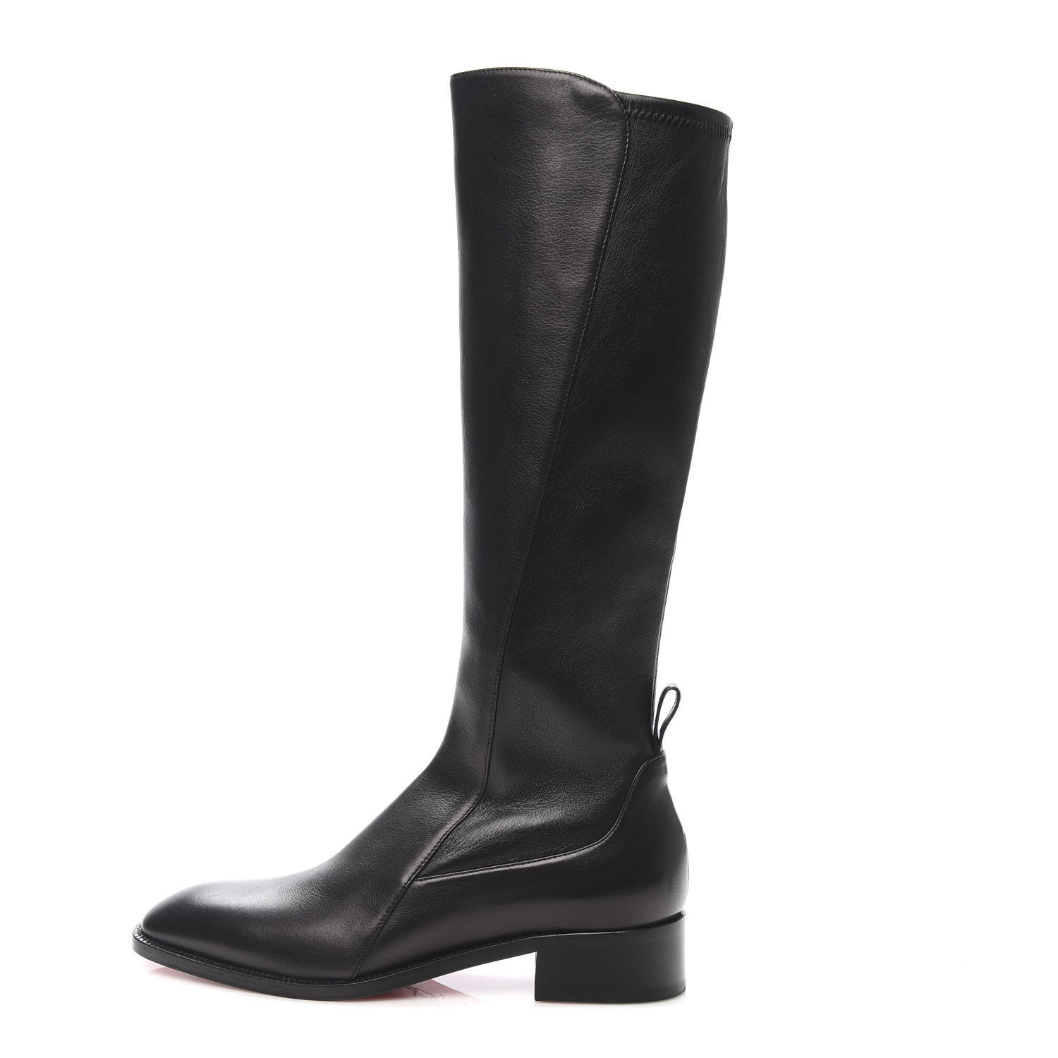 Christian Louboutin Nappa Tagastretch Flat Knee Boots 36.5 Black 1 of 8