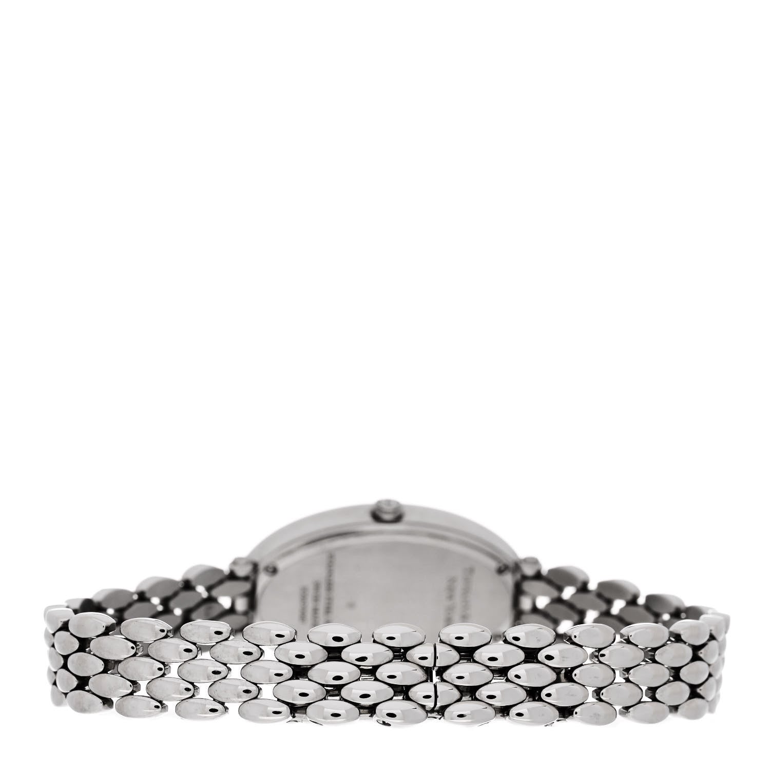 Tiffany Stainless Steel Diamond 21mm 2-Hand Cocktail Quartz Watch 3 of 5