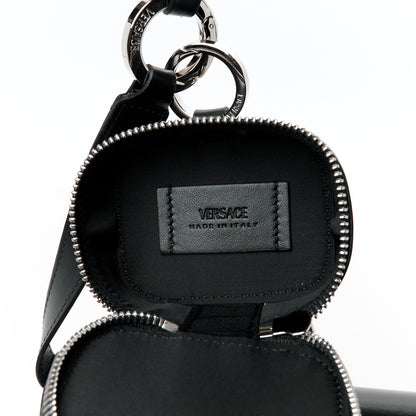 Versace Calfskin Cargo Modular Messenger Bag Black 9 of 22