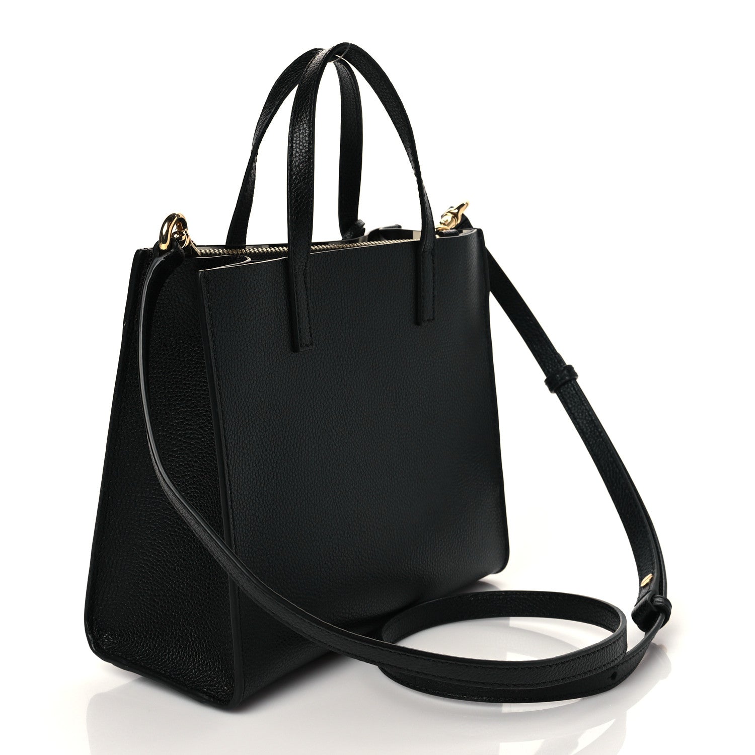 Marc Jacobs Calfskin Mini Grid Tote Bag Black 3 of 10