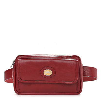 Gucci Fluffy Calfskin Morpheus Belt Bag 90 36 Red 1 of 17