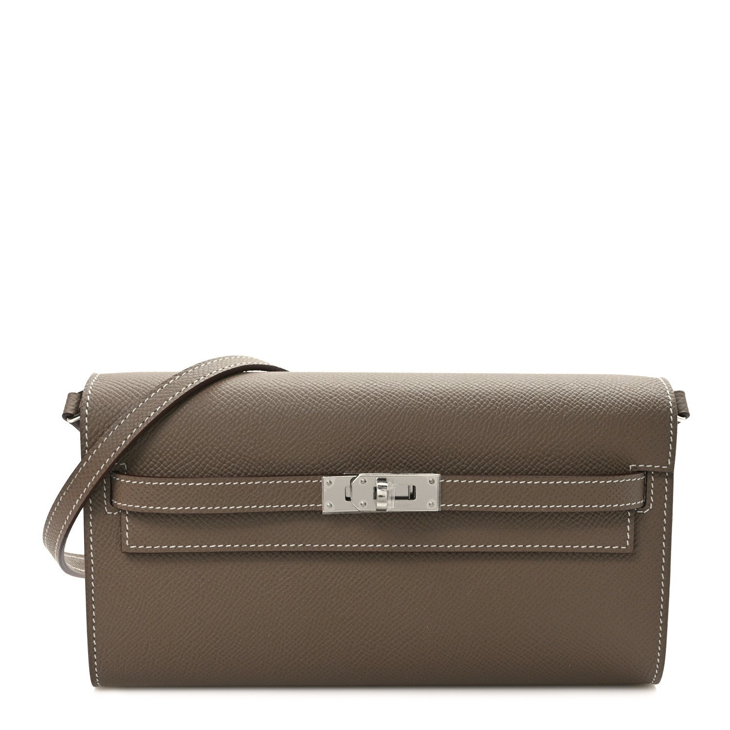 Hermes Epsom Kelly Wallet To Go Etoupe 1 of 10