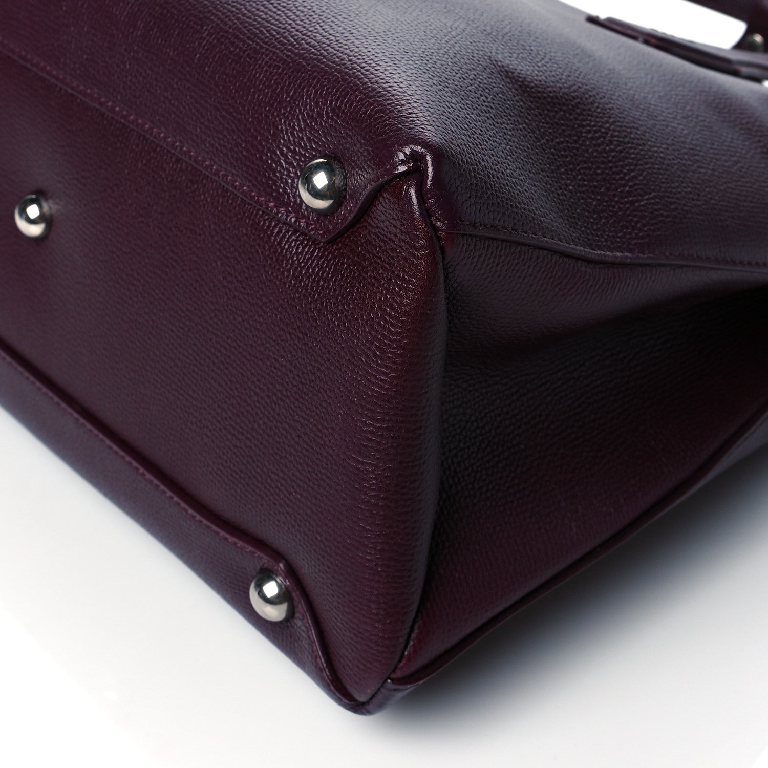 Burberry Derby Calfskin Medium Banner Tote Mahogany Red 10 of 10