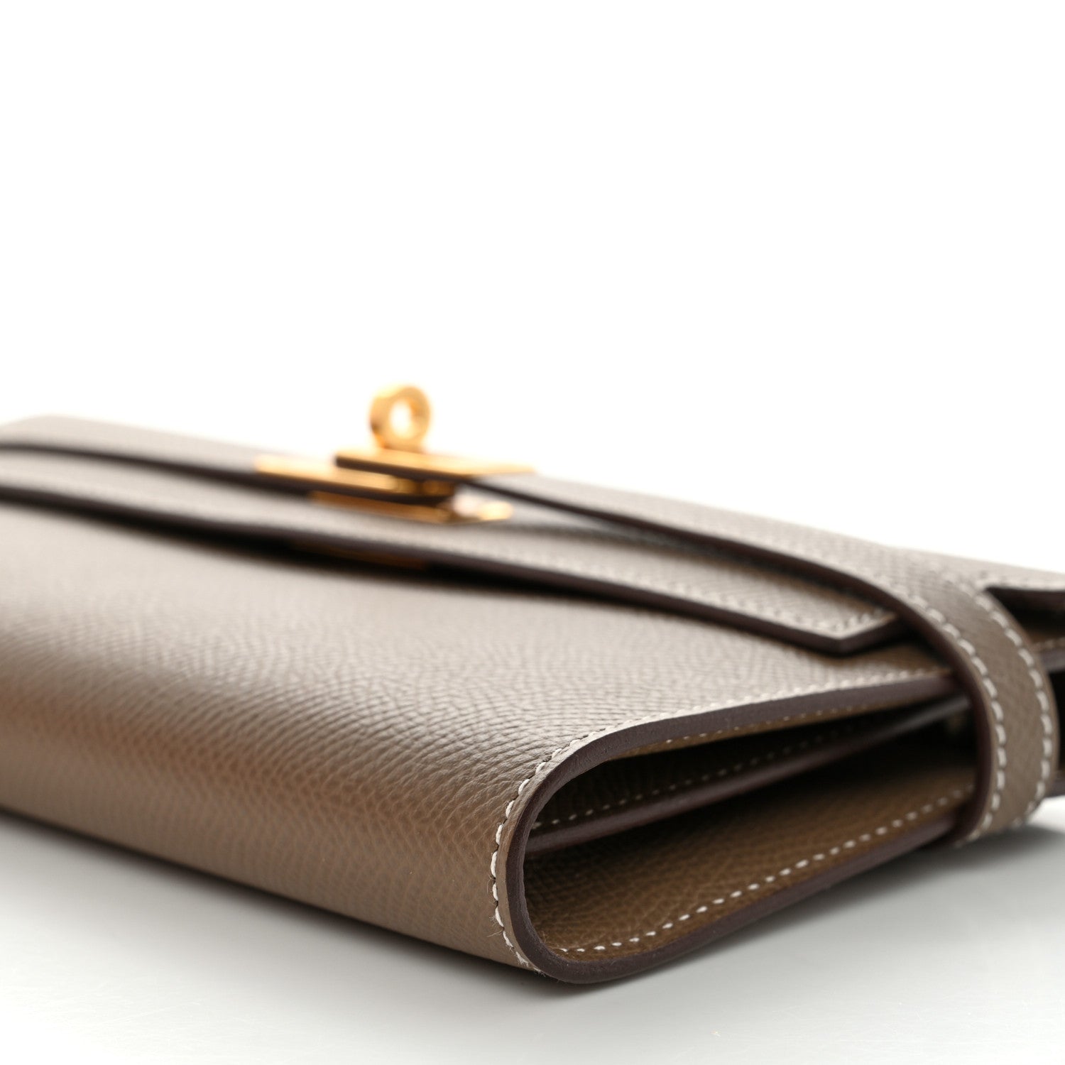 Hermes Epsom Kelly Longue Wallet Etoupe 12 of 15