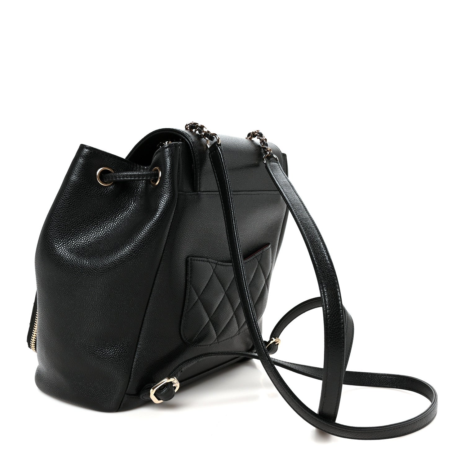Chanel Caviar Quilted Business Affinity Backpack Black 2 of 10